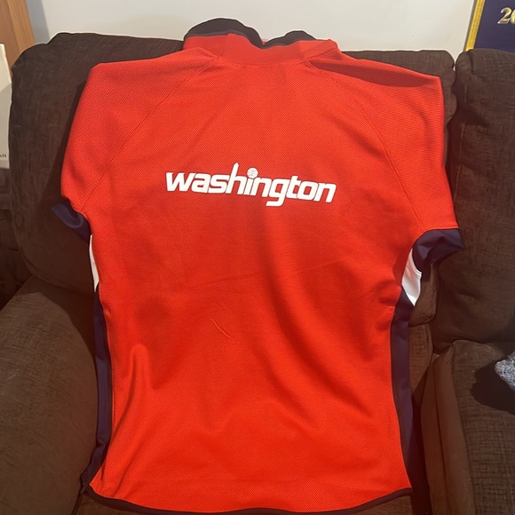 Official NBA Game Gear Washington Wizards Red Nike Warmup Hoodie. - Picture 7 of 10